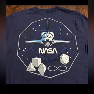 American Eagle NASA Navy Blue Short Sleeve T-Shirt Men’s Medium